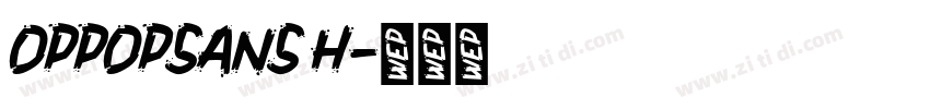 OPPOPSANS H字体转换